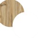Τραπέζι σαλονιού Thunder pakoworld sonoma-λευκό 90x60x31.5εκ Τραπέζι σαλονιού Thunder pakoworld sonoma-λευκό 90x60x31.5εκ