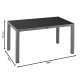 Τραπέζι Explore pakoworld με UV protection PP καφέ 150x90x73.5εκ