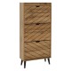 Παπουτσοθήκη Thelma pakoworld 9 ζεύγων sonoma 60x23.8x131.6εκ Παπουτσοθήκη Thelma pakoworld 9 ζεύγων sonoma 60x23.8x131.6εκ