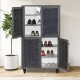 Παπουτσοθήκη-ντουλάπι Ronan pakoworld χρώμα wenge eo 70.5x35x122εκ Παπουτσοθήκη-ντουλάπι Ronan pakoworld χρώμα wenge eo 70.5x35x122εκ