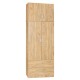 Ντουλάπα δίφυλλη και πατάρι Zelia pakoworld φυσικό 79x42x180εκ. Ντουλάπα δίφυλλη και πατάρι Zelia pakoworld φυσικό 79x42x180εκ.