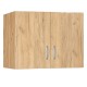 Ντουλάπα δίφυλλη και πατάρι Zelia pakoworld φυσικό 79x42x180εκ. Ντουλάπα δίφυλλη και πατάρι Zelia pakoworld φυσικό 79x42x180εκ.