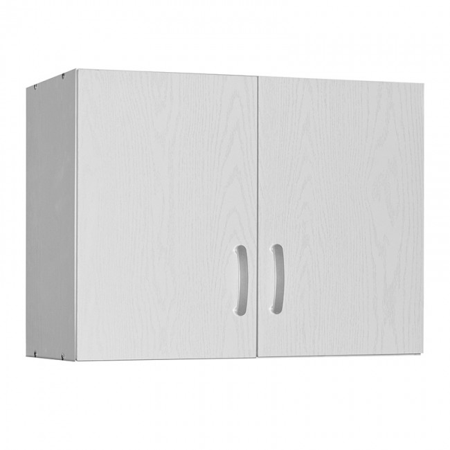 Ντουλάπα δίφυλλη και πατάρι Zelia pakoworld λευκό 79x42x180εκ. Ντουλάπα δίφυλλη και πατάρι Zelia pakoworld λευκό 79x42x180εκ.