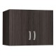 Ντουλάπα δίφυλλη και πατάρι Zelia pakoworld wenge 79x42x180εκ. Ντουλάπα δίφυλλη και πατάρι Zelia pakoworld wenge 79x42x180εκ.