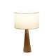 Επιτραπέζιο φωτιστικό Kalito pakoworld ivory-καφέ Φ24x45εκ Επιτραπέζιο φωτιστικό Kalito pakoworld ivory-καφέ Φ24x45εκ