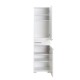 Ντουλάπα Chad pakoworld με συρτάρια λευκό gloss 45x40x188εκ Ντουλάπα Chad pakoworld με συρτάρια λευκό gloss 45x40x188εκ