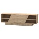 Έπιπλο τηλεόρασης Stevie pakoworld sonoma 160x40x50εκ Έπιπλο τηλεόρασης Stevie pakoworld sonoma 160x40x50εκ