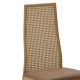 Καρέκλα Lasmipe Inart καφέ pu-rattan 40x49x96εκ