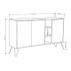 Μπουφές Clara pakoworld χρώμα light oak-ανθρακί 142x35.5x82εκ Μπουφές Clara pakoworld χρώμα light oak-ανθρακί 142x35.5x82εκ