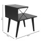 Βοηθητικό τραπέζι-κομοδίνο Gather pakoworld sonoma-καρυδί 50x40x55εκ Βοηθητικό τραπέζι-κομοδίνο Gather pakoworld sonoma-καρυδί 50x40x55εκ