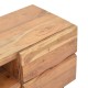 Έπιπλο τηλεόρασης Dervie pakoworld φυσικό μασίφ ξύλο ακακίας 130x43.5x66.5εκ