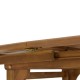 Τραπεζαρία Bistrual-Sopho pakoworld σετ 7τεμ επεκτεινόμενο φυσικό μασίφ ξύλο ακακίας 200/150x100x75εκ