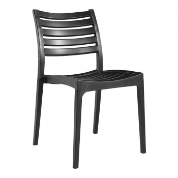 Καρέκλα Gerko pakoworld με UV protection μαύρο pp 57x46x83εκ