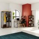 Βιβλιοθήκη Ramon pakoworld φυσικό-μαύρο 60x28x125,5εκ Βιβλιοθήκη Ramon pakoworld φυσικό-μαύρο 60x28x125,5εκ