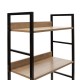 Βιβλιοθήκη Ramon pakoworld φυσικό-μαύρο 60x28x125,5εκ Βιβλιοθήκη Ramon pakoworld φυσικό-μαύρο 60x28x125,5εκ