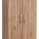Ντουλάπα Jonar pakoworld δίφυλλη oak μελαμίνης 60x42x180εκ Ντουλάπα Jonar pakoworld δίφυλλη oak μελαμίνης 60x42x180εκ