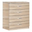Συρταριέρα Killian pakoworld με 4 συρτάρια sonoma 80x40x80εκ Συρταριέρα Killian pakoworld με 4 συρτάρια sonoma 80x40x80εκ
