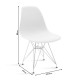 Καρέκλα Adelle pakoworld PP λευκό-inox πόδι 46x55x81εκ Καρέκλα Adelle pakoworld PP λευκό-inox πόδι 46x55x81εκ