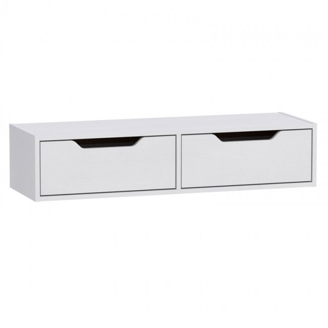 Κονσόλα-τουαλέτα Alberto pakoworld κρεμαστή λευκό 100x32.5x22εκ Κονσόλα-τουαλέτα Alberto pakoworld κρεμαστή λευκό 100x32.5x22εκ