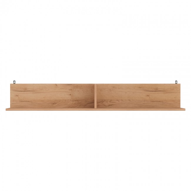Ραφιέρα τοίχου Drowel pakoworld μελαμίνης σε oak απόχρωση 130x21.6x20εκ Ραφιέρα τοίχου Drowel pakoworld μελαμίνης σε oak απόχρωση 130x21.6x20εκ