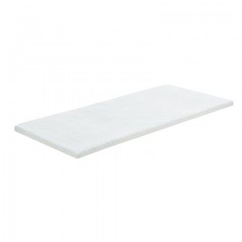 Ανώστρωμα Casmeriane pakoworld roll pack λευκό ύφασμα-memory foam 100x200x5εκ