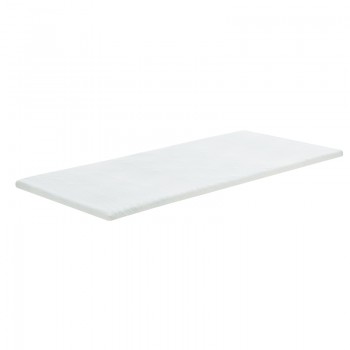 Ανώστρωμα Casmeriane pakoworld roll pack λευκό ύφασμα-memory foam 120x200x5εκ