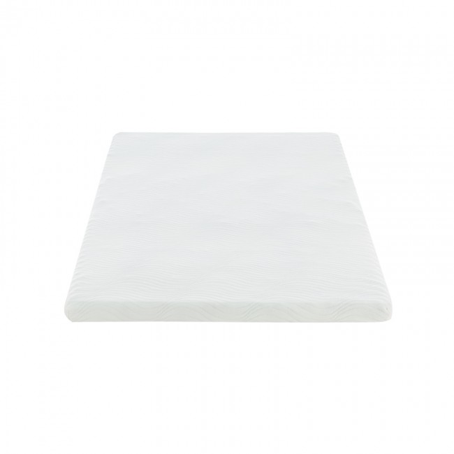 Ανώστρωμα Casmeriane pakoworld λευκό ύφασμα-memory foam 90x190x5εκ