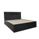 Κρεβάτι διπλό OLYMPUS pakoworld σε χρώμα wenge 140x200εκ Κρεβάτι διπλό OLYMPUS pakoworld σε χρώμα wenge 140x200εκ