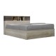 Κρεβάτι διπλό OLYMPUS pakoworld σε χρώμα castilo oak 140x200εκ Κρεβάτι διπλό OLYMPUS pakoworld σε χρώμα castilo oak 140x200εκ