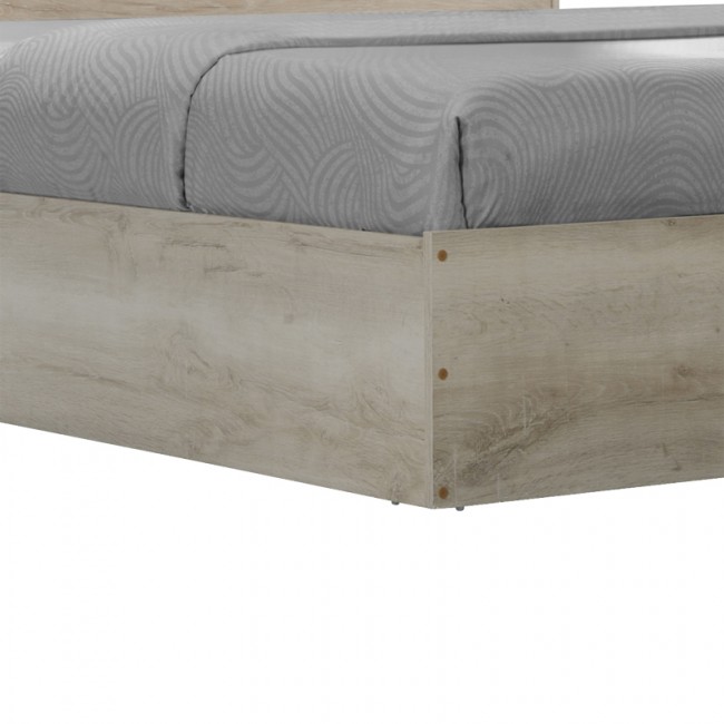 Κρεβάτι διπλό OLYMPUS pakoworld σε χρώμα castilo oak 140x200εκ Κρεβάτι διπλό OLYMPUS pakoworld σε χρώμα castilo oak 140x200εκ