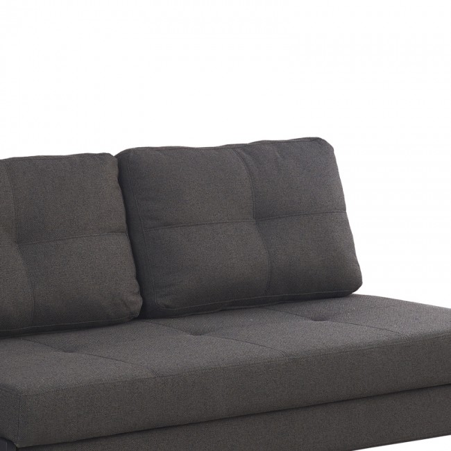 Καναπές-κρεβάτι Hafrene pakoworld ανθρακί ύφασμα 151x94x71εκ Καναπές-κρεβάτι Hafrene pakoworld ανθρακί ύφασμα 151x94x71εκ