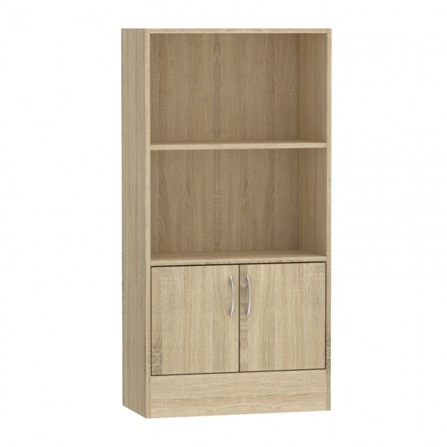 Βιβλιοθήκη Negan pakoworld sonoma μελαμίνης 60x30x120εκ Βιβλιοθήκη Negan pakoworld sonoma μελαμίνης 60x30x120εκ