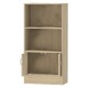 Βιβλιοθήκη Negan pakoworld sonoma μελαμίνης 60x30x120εκ Βιβλιοθήκη Negan pakoworld sonoma μελαμίνης 60x30x120εκ