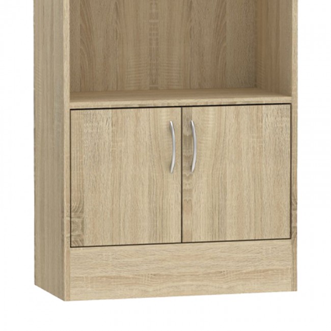 Βιβλιοθήκη Negan pakoworld sonoma μελαμίνης 60x30x120εκ Βιβλιοθήκη Negan pakoworld sonoma μελαμίνης 60x30x120εκ