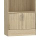 Βιβλιοθήκη Negan pakoworld sonoma μελαμίνης 60x30x120εκ Βιβλιοθήκη Negan pakoworld sonoma μελαμίνης 60x30x120εκ