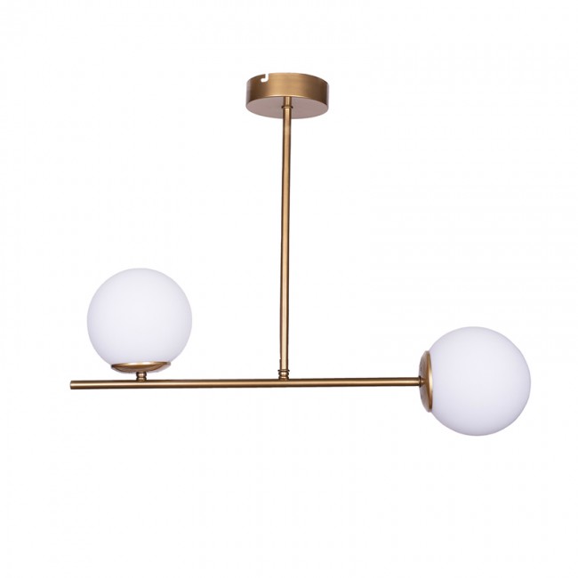 Φωτιστικό οροφής Opedro pakoworld χρυσό μέταλλο 60x30x40εκ Φωτιστικό οροφής Opedro pakoworld χρυσό μέταλλο 60x30x40εκ