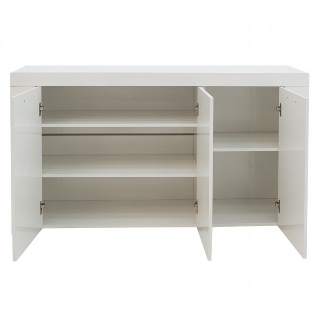Μπουφές Joanna pakoworld λευκό 144x42x80εκ Μπουφές Joanna pakoworld λευκό 144x42x80εκ