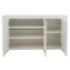 Μπουφές Joanna pakoworld λευκό 144x42x80εκ Μπουφές Joanna pakoworld λευκό 144x42x80εκ