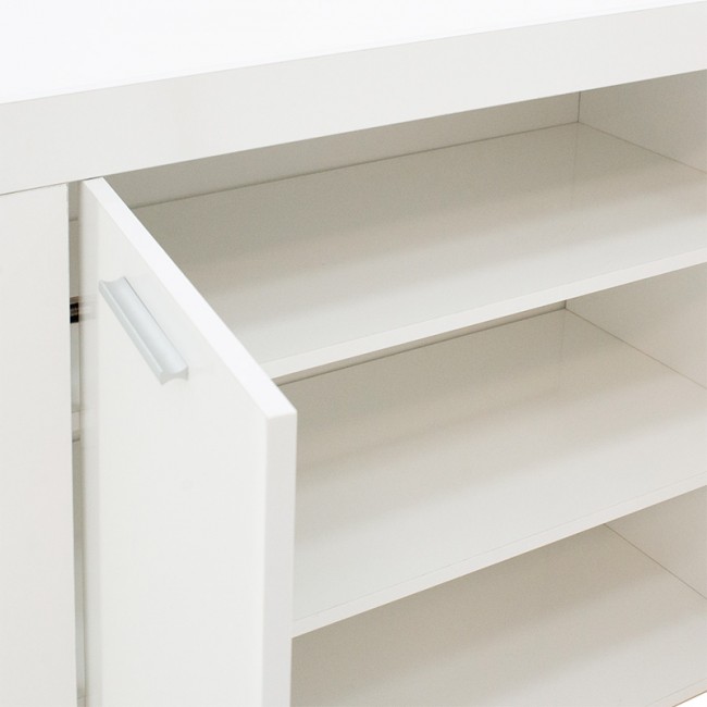 Μπουφές Joanna pakoworld λευκό 144x42x80εκ Μπουφές Joanna pakoworld λευκό 144x42x80εκ