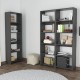 Βιβλιοθήκη Rabuku pakoworld σε ανθρακί απόχρωση 146x22x123εκ Βιβλιοθήκη Rabuku pakoworld σε ανθρακί απόχρωση 146x22x123εκ