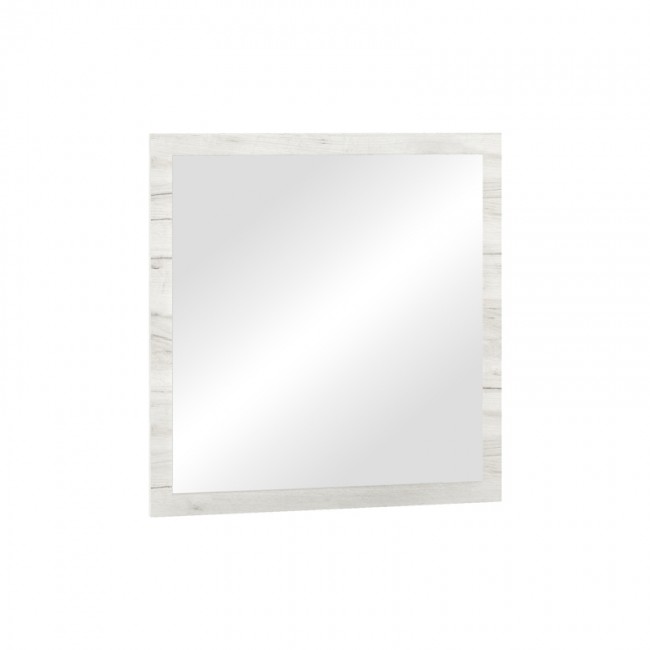 Τουαλέτα-καθρέπτης Neruda pakoworld λευκό antique-oak 114,5x39,5x76εκ