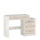 Τουαλέτα-καθρέπτης Neruda pakoworld λευκό antique-oak 114,5x39,5x76εκ