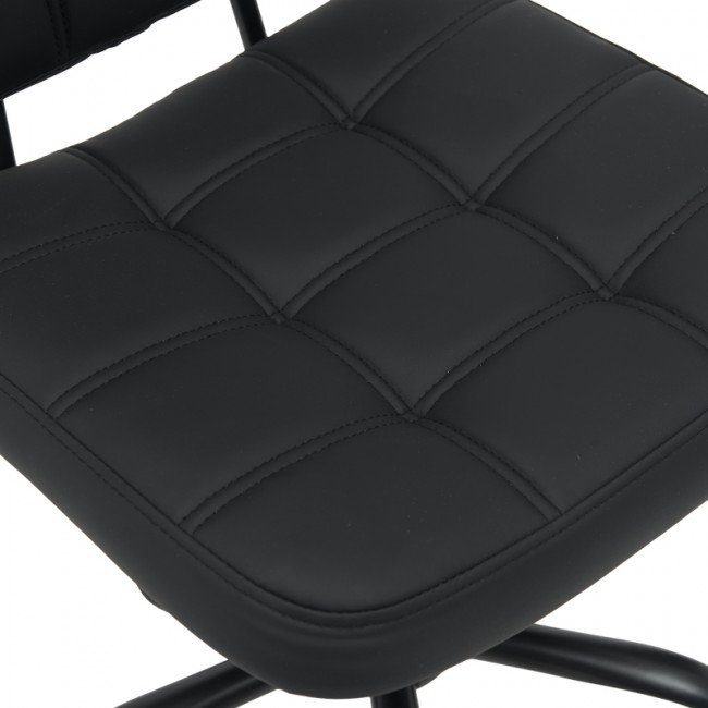 Καρέκλα γραφείου Sedia pakoworld pu σε μαύρη απόχρωση 50x50x75-85εκ Καρέκλα γραφείου Sedia pakoworld pu σε μαύρη απόχρωση 50x50x75-85εκ