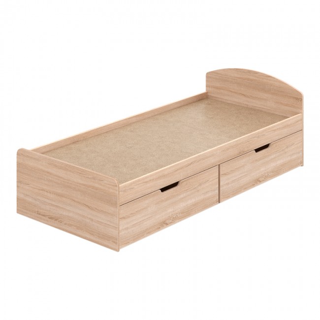 Κρεβάτι Regan pakoworld με συρτάρια σε oak απόχρωση 90x200εκ Κρεβάτι Regan pakoworld με συρτάρια σε oak απόχρωση 90x200εκ