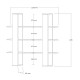 Βιβλιοθήκη Yotek pakoworld σε καρυδί απόχρωση 120x23x120εκ Βιβλιοθήκη Yotek pakoworld σε καρυδί απόχρωση 120x23x120εκ