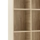 Βιβλιοθήκη FIRENZE pakoworld χρώμα sonoma 107x28,6x178εκ Βιβλιοθήκη FIRENZE pakoworld χρώμα sonoma 107x28,6x178εκ