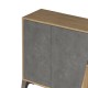 Μπουφές Hana pakoworld φυσικό-ανθρακί antique 150x35.5x82εκ Μπουφές Hana pakoworld φυσικό-ανθρακί antique 150x35.5x82εκ