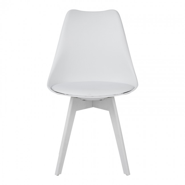 Καρέκλα Gaston I pakoworld PP-PU σε λευκή απόχρωση 53.5x48.5x81,5εκ Καρέκλα Gaston I pakoworld PP-PU σε λευκή απόχρωση 53.5x48.5x81,5εκ