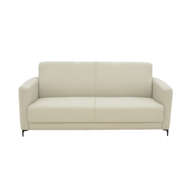 Καναπές τριθέσιος Sidica pakoworld PU σε μπεζ απόχρωση 185x82x81εκ Καναπές τριθέσιος Sidica pakoworld PU σε μπεζ απόχρωση 185x82x81εκ