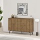 Μπουφές Dune pakoworld σε καρυδί απόχρωση 123x35x77.4εκ Μπουφές Dune pakoworld σε καρυδί απόχρωση 123x35x77.4εκ